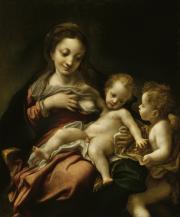 Correggio (Antonio Allegri): Mária gyermekével és egy angyallal 1525 körül 